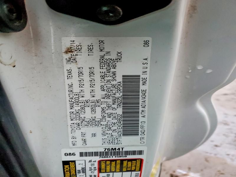 2014 Toyota Tacoma Access cab