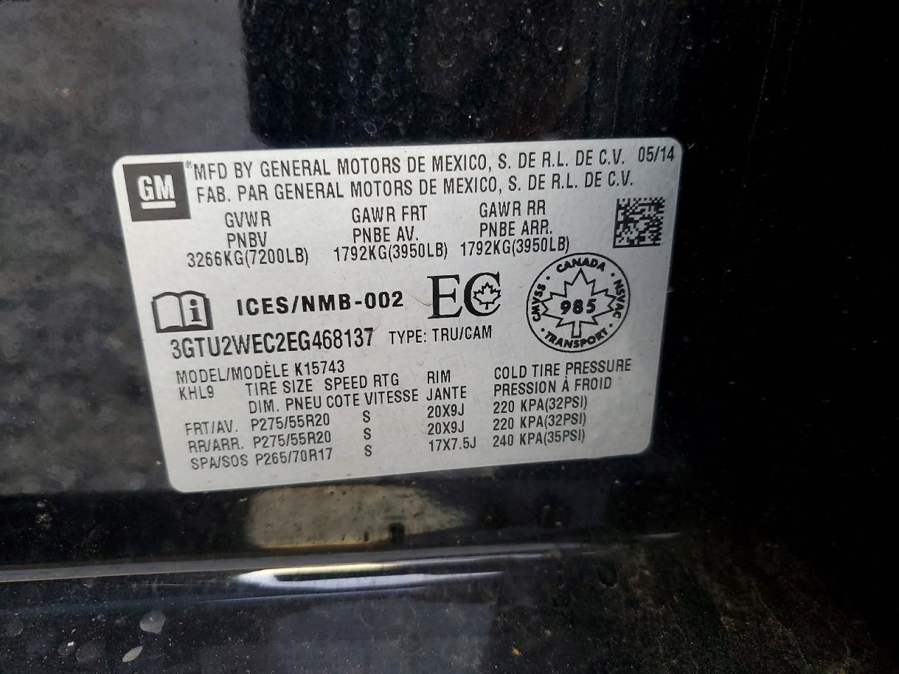 2014 GMC Sierra K1500 Denali