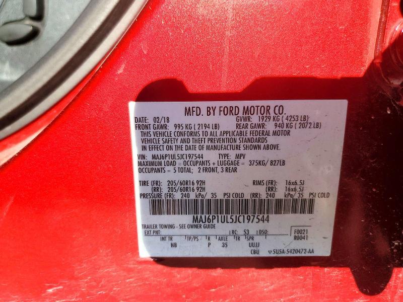 2018 Ford Ecosport se