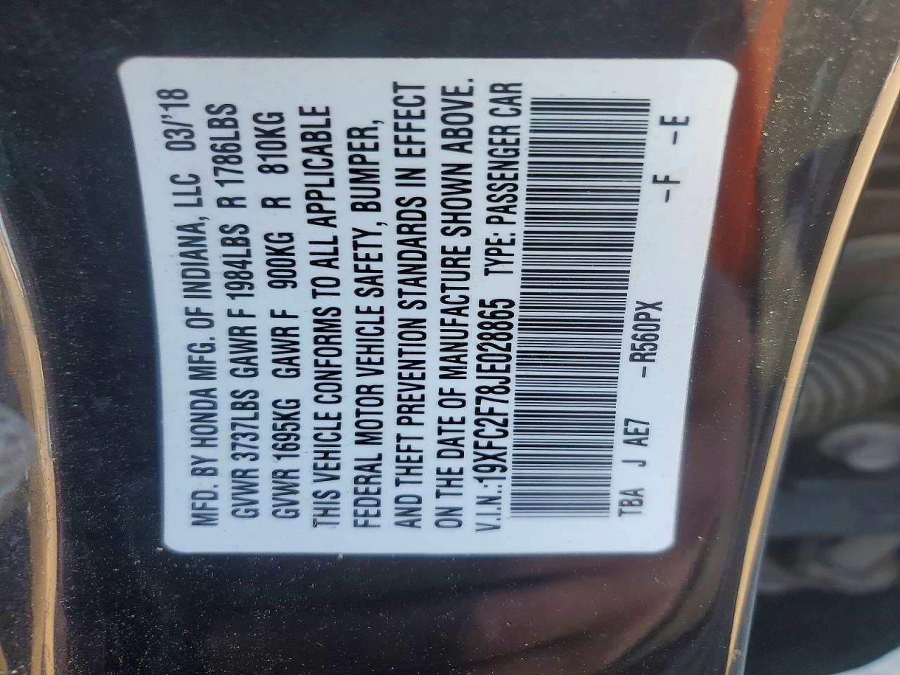 2018 Honda Civic ex