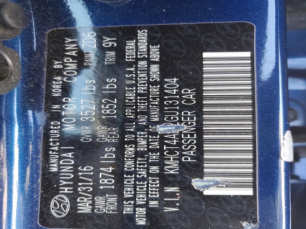 2016 Hyundai Accent se