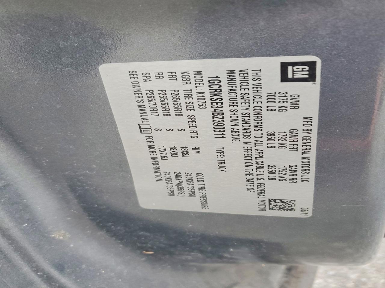 2011 Chevrolet Silverado K1500 LT