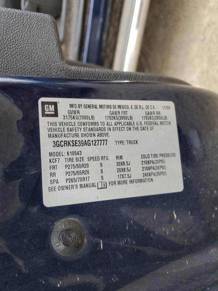 2010 Chevrolet Silverado K1500 lt