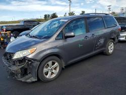 Toyota salvage cars for sale: 2020 Toyota Sienna le
