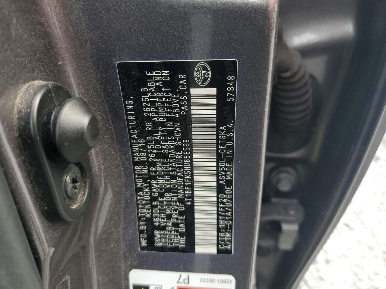 2017 Toyota Camry se
