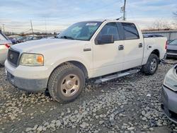Ford salvage cars for sale: 2005 Ford F150 Supercrew