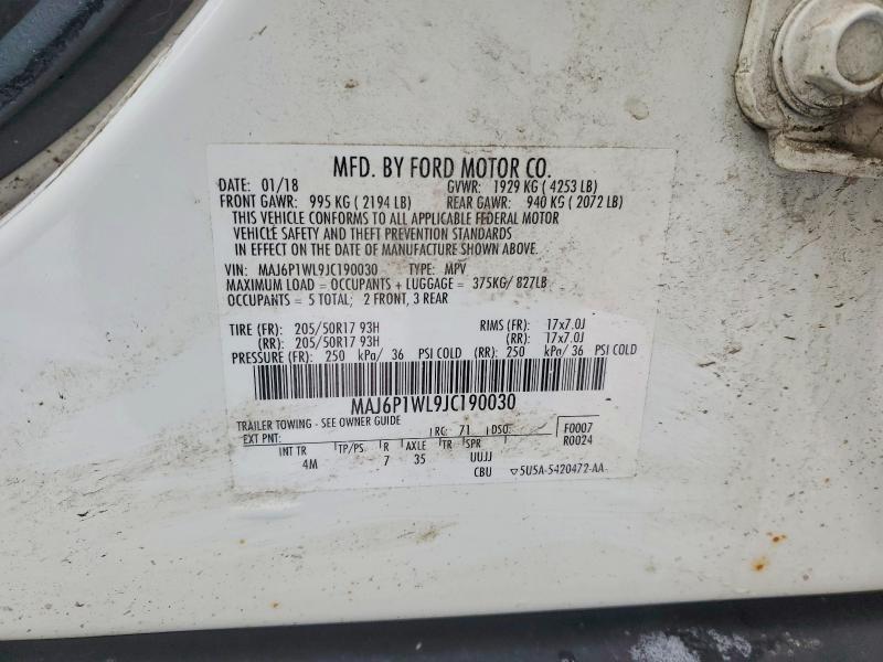 2018 Ford Ecosport Titanium