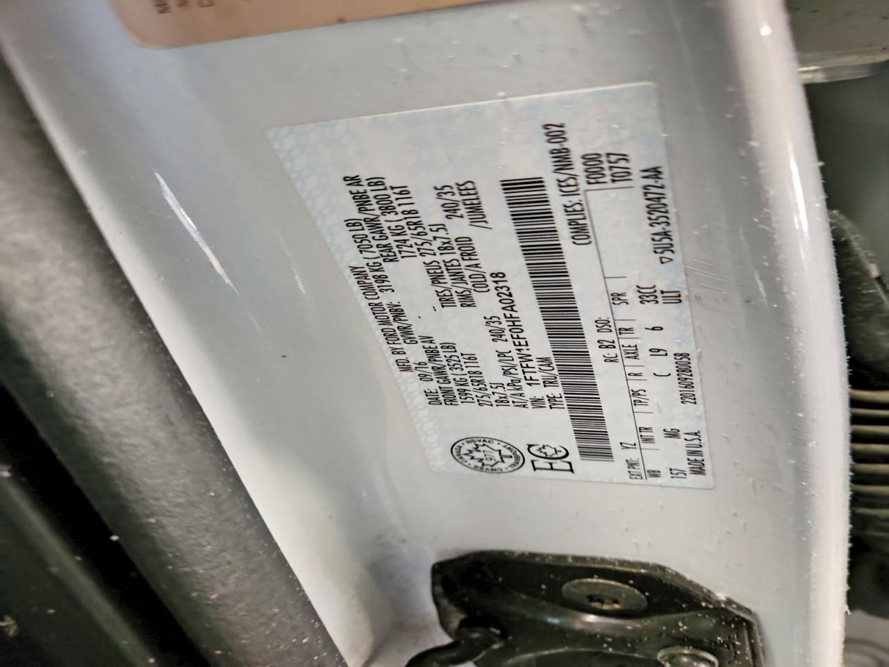 2017 Ford F150 Supercrew