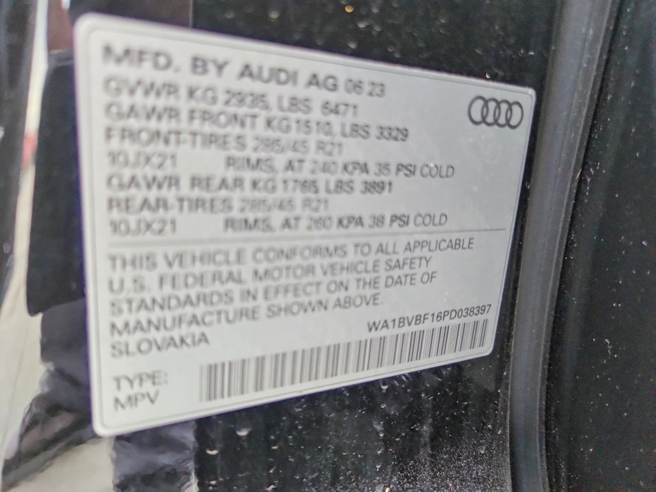 2023 Audi Q8 Premium Plus