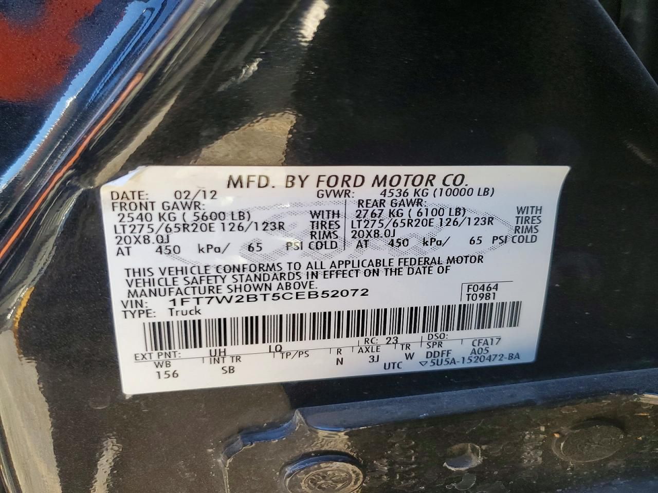 2012 Ford F250 Super Duty