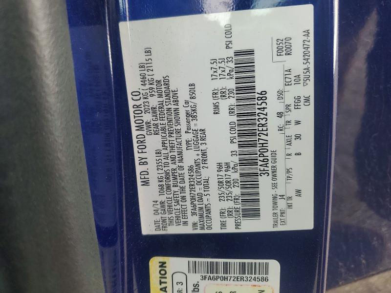 2014 Ford Fusion se