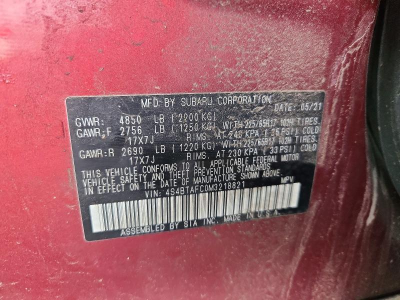 2021 Subaru Outback Premium