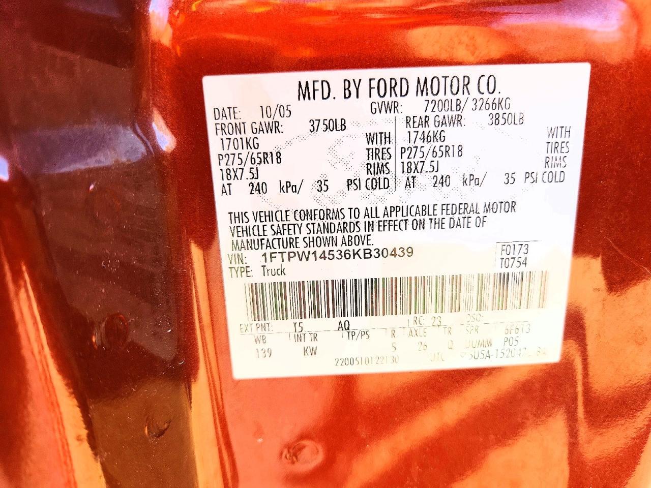 2006 Ford F150 Supercrew