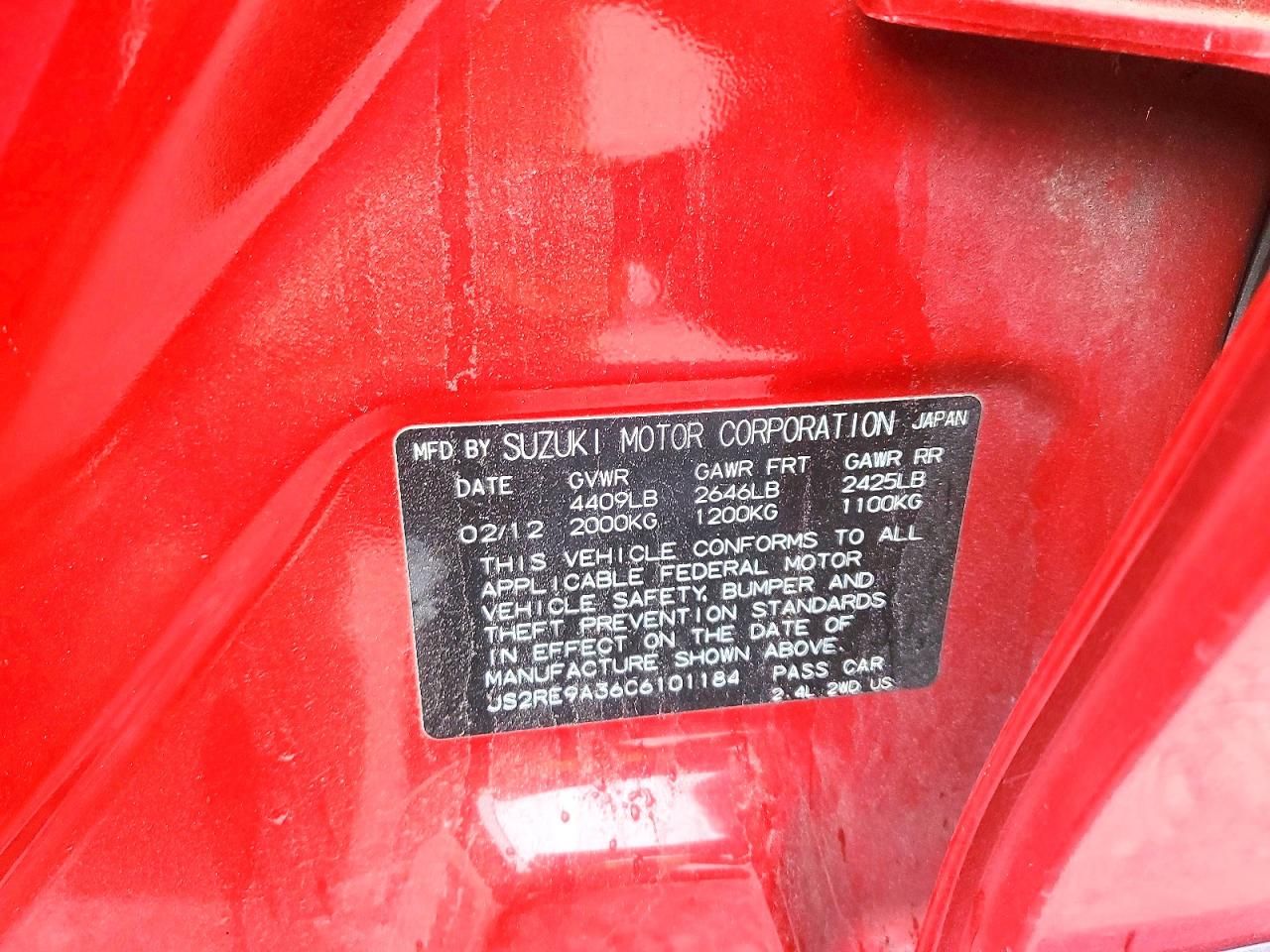 2012 Suzuki Kizashi se