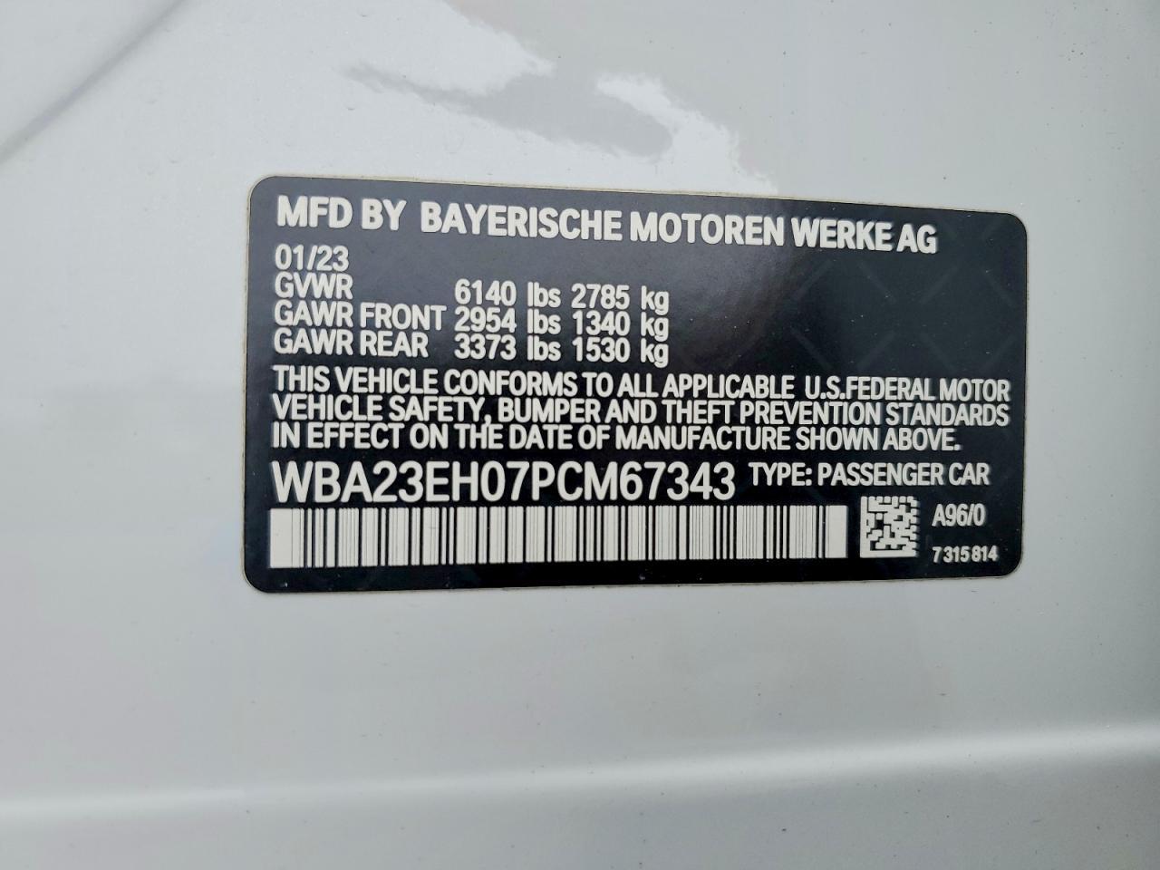 2023 BMW 740 i