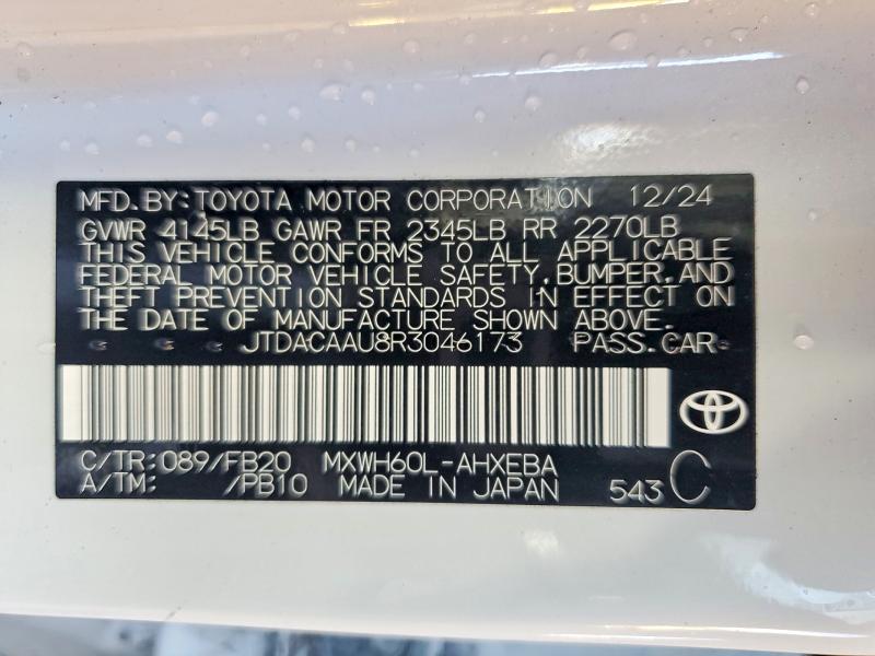 2024 Toyota Prius le