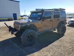 Jeep salvage cars for sale: 2015 Jeep Wrangler Unlimited Sport