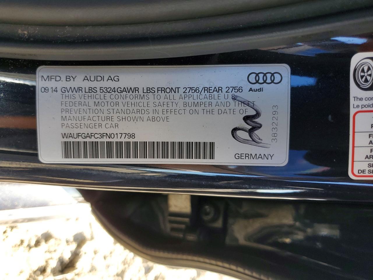 2015 Audi A6 Premium Plus