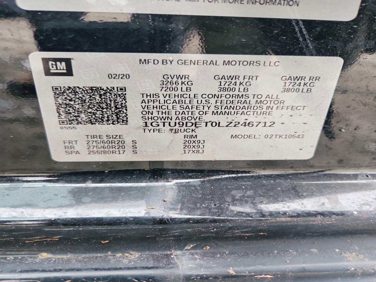 2020 GMC Sierra K1500 slt