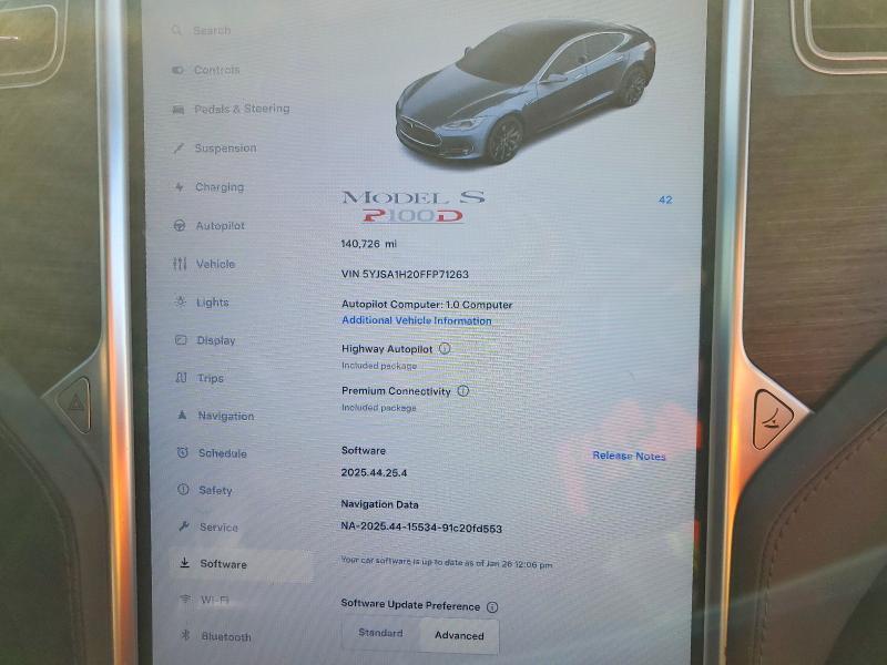 2015 Tesla Model s 85D