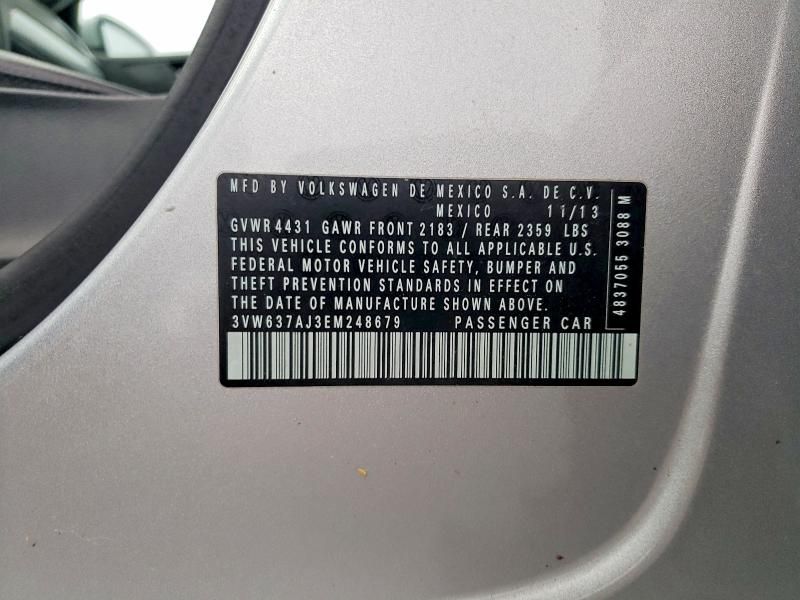 2014 Volkswagen Jetta Hybrid