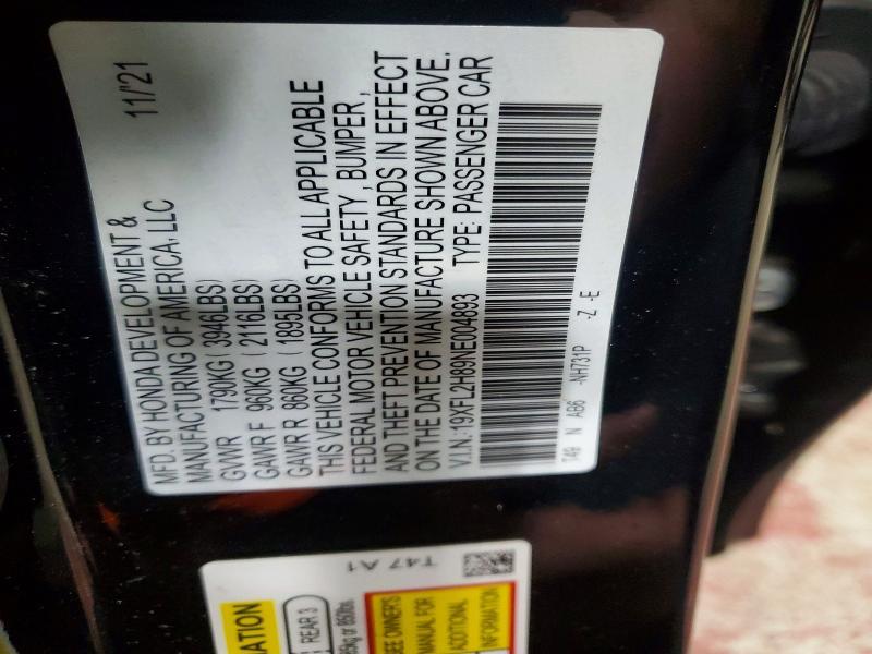 2022 Honda Civic Sport