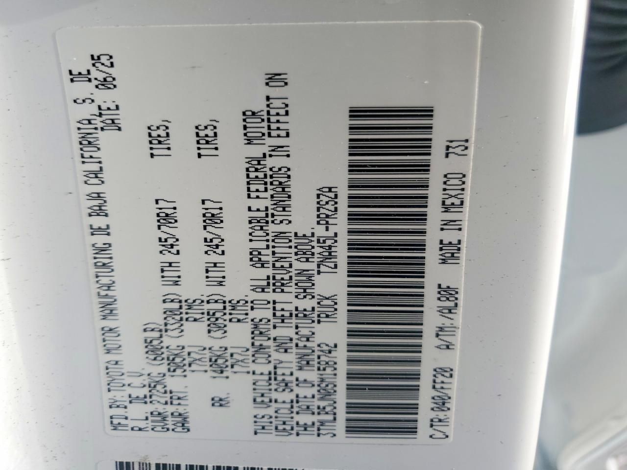 2025 Toyota Tacoma Double cab