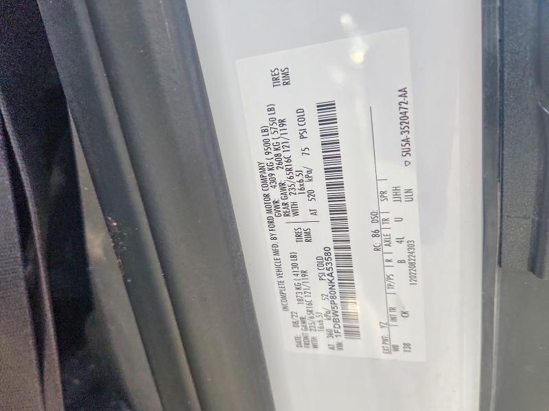 2022 Ford Transit Utility / Service Truck