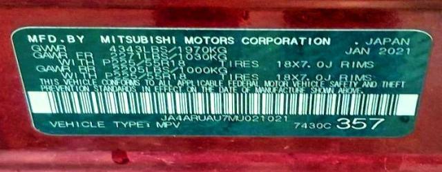 2021 Mitsubishi Outlander Sport es