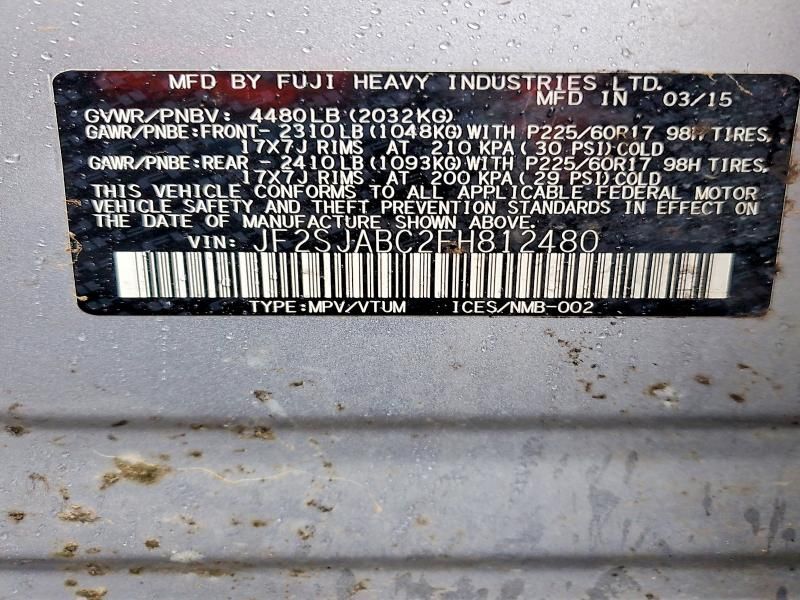 2015 Subaru Forester 2.5i