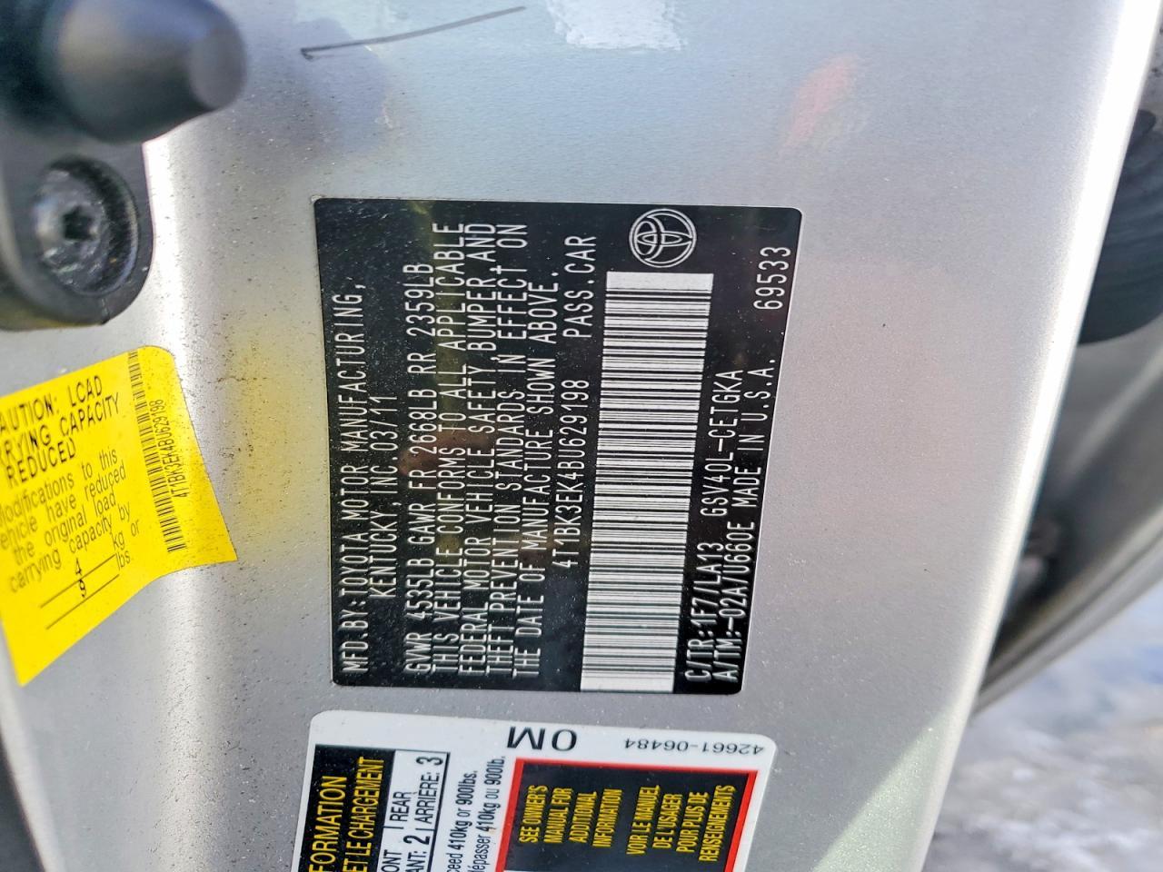 2011 Toyota Camry se