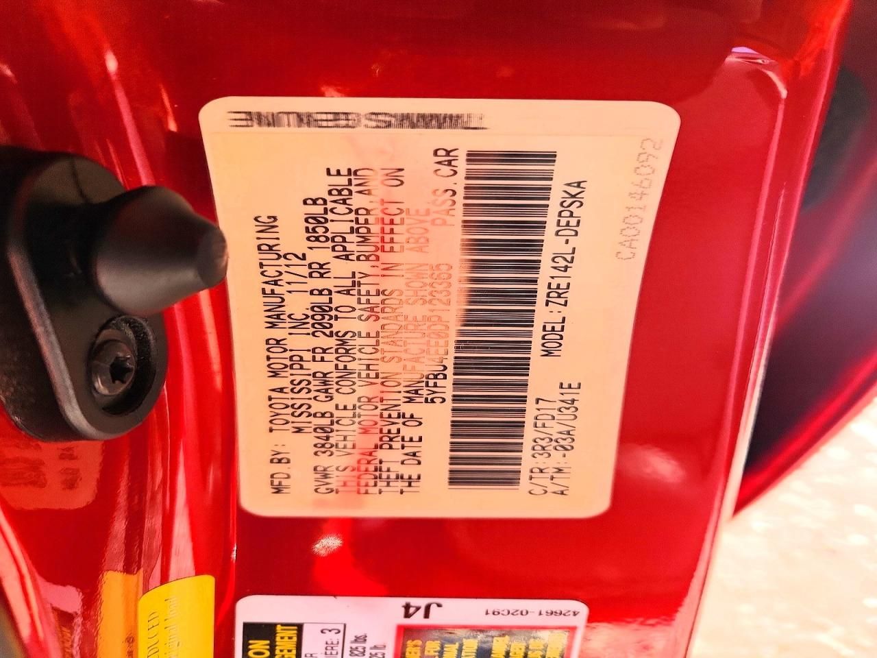 2013 Toyota Corolla Base