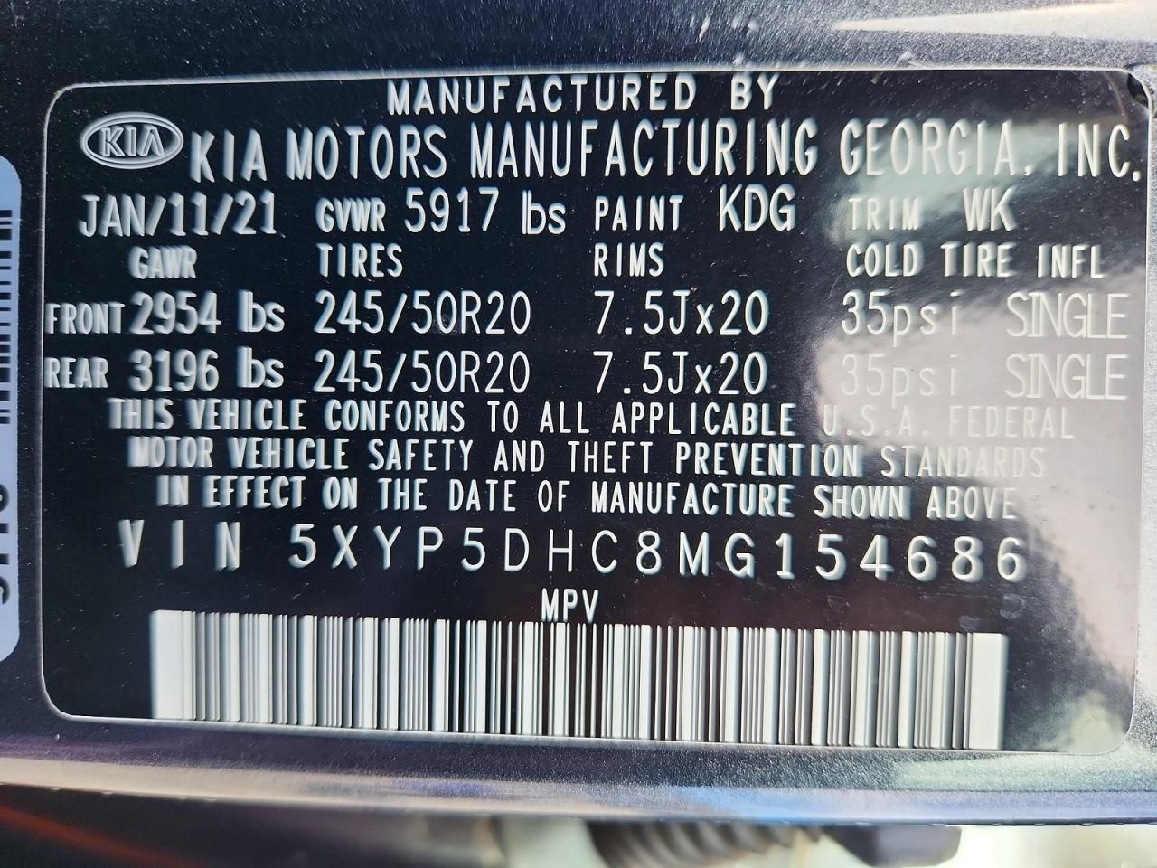 2021 KIA Telluride sx