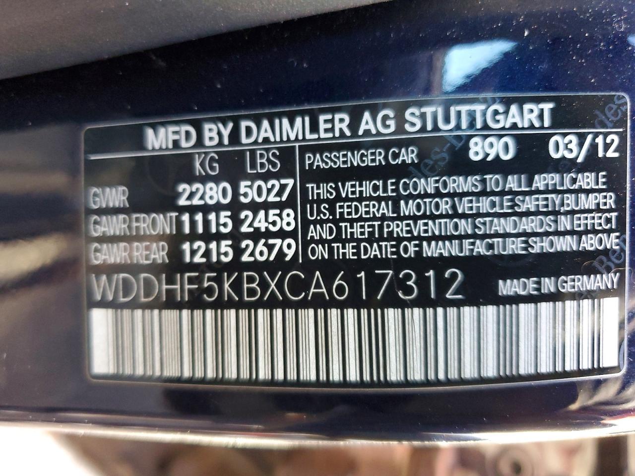 2012 Mercedes-Benz E 350