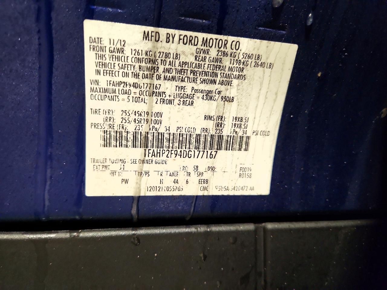 2013 Ford Taurus Limited