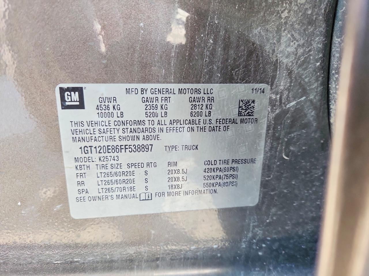 2015 GMC Sierra K2500 Denali