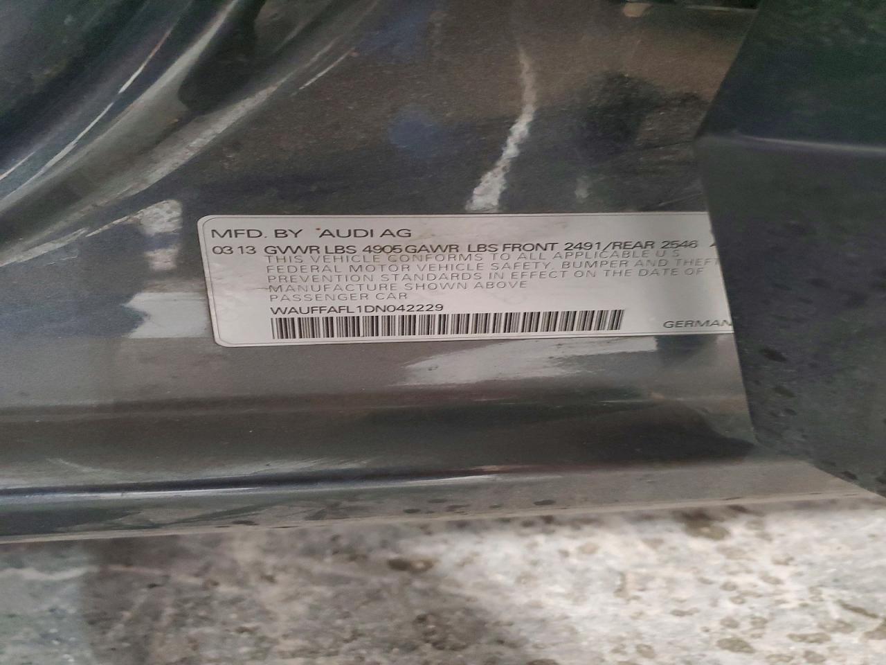 2013 Audi A4 Premium Plus