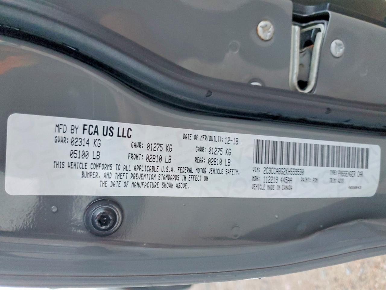 2019 Chrysler 300 s