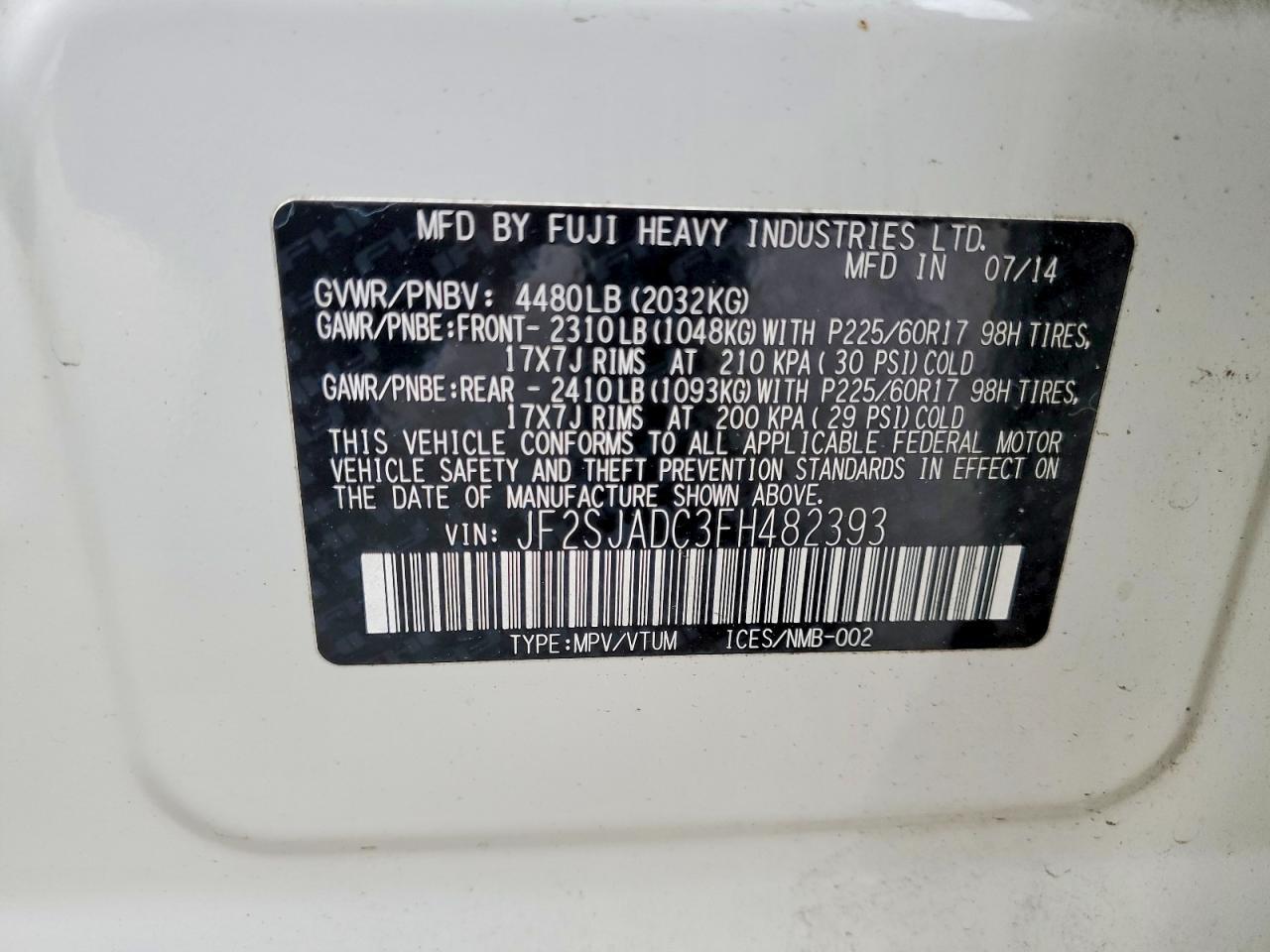 2015 Subaru Forester 2.5i Premium