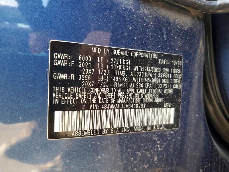 2021 Subaru Ascent Limited