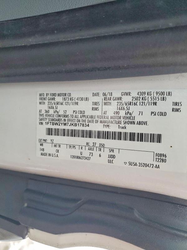 2018 Ford Transit T-350 Delivery Van