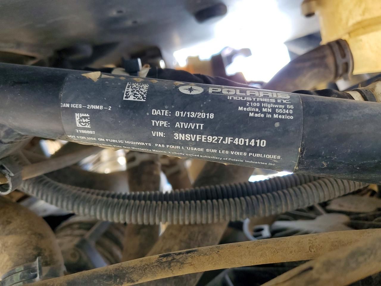 2018 Polaris RZR Turbo Utility Vehicle