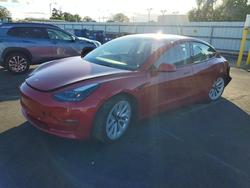 Vehiculos salvage en venta de Copart Martinez, CA: 2023 Tesla Model 3