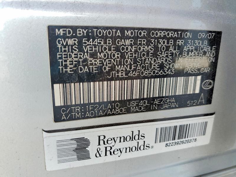 2008 Lexus Ls 460 Base