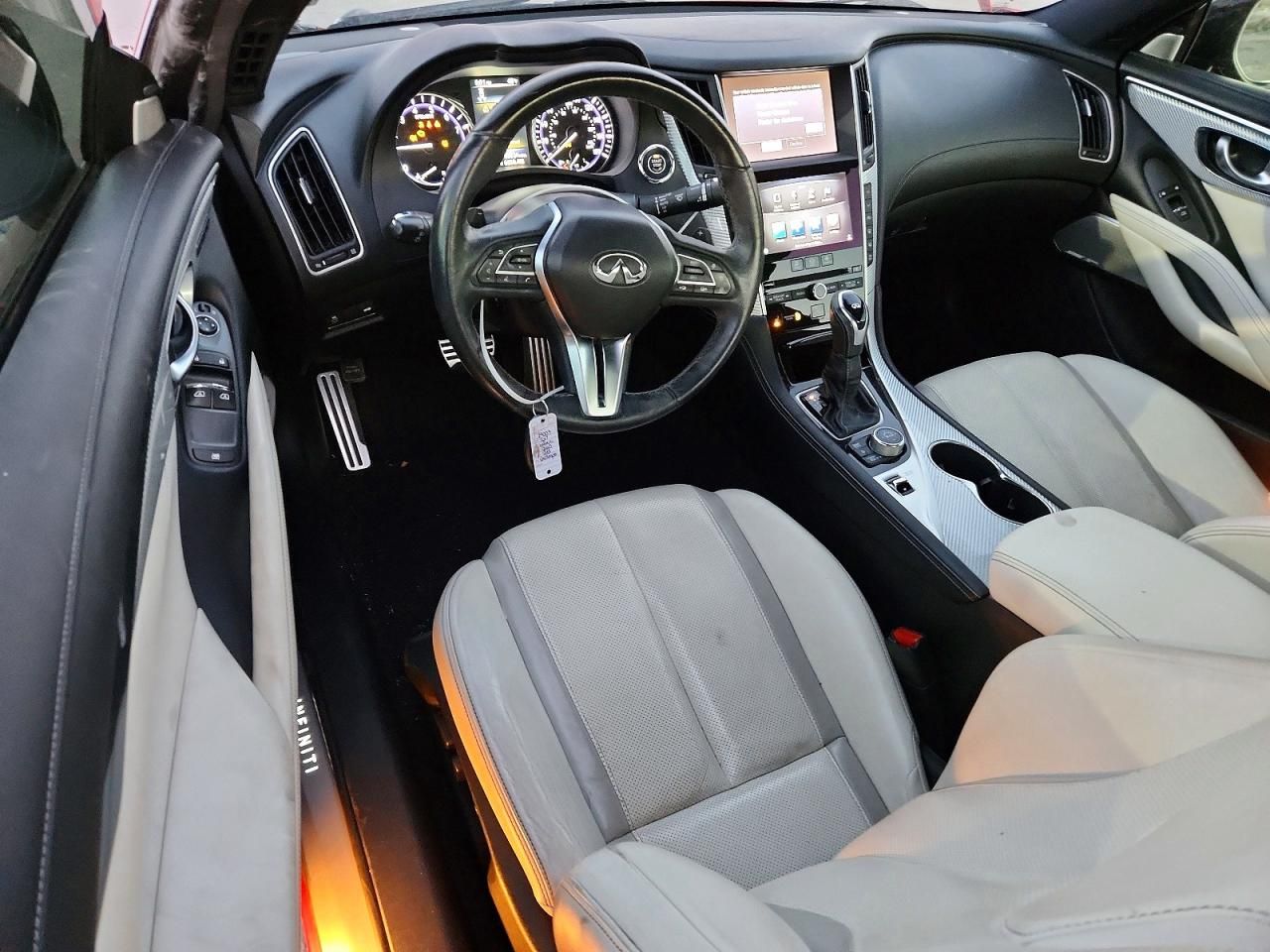 2017 Infiniti Q60 red Sport 400