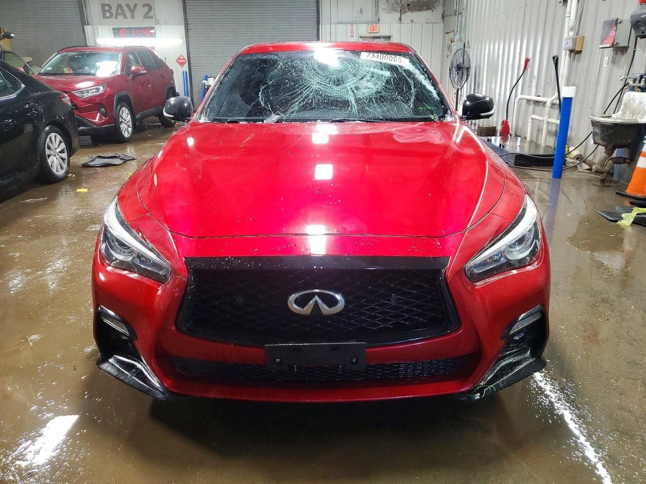2021 Infiniti Q50 red Sport 400