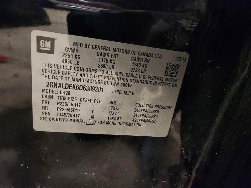 2013 Chevrolet Equinox lt