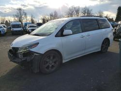 Toyota Sienna salvage cars for sale: 2015 Toyota Sienna Sport