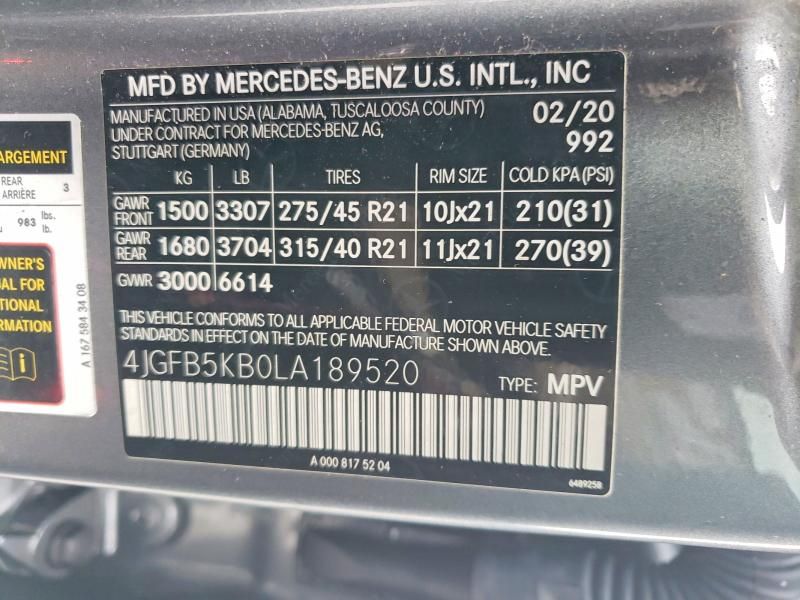 2020 Mercedes-Benz Gle 450 4matic