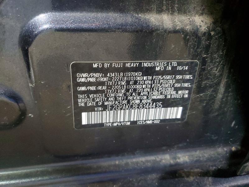 2014 Subaru Xv Crosstrek 2.0 Limited